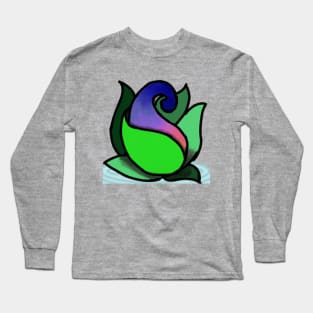 Paisley Lotus Long Sleeve T-Shirt